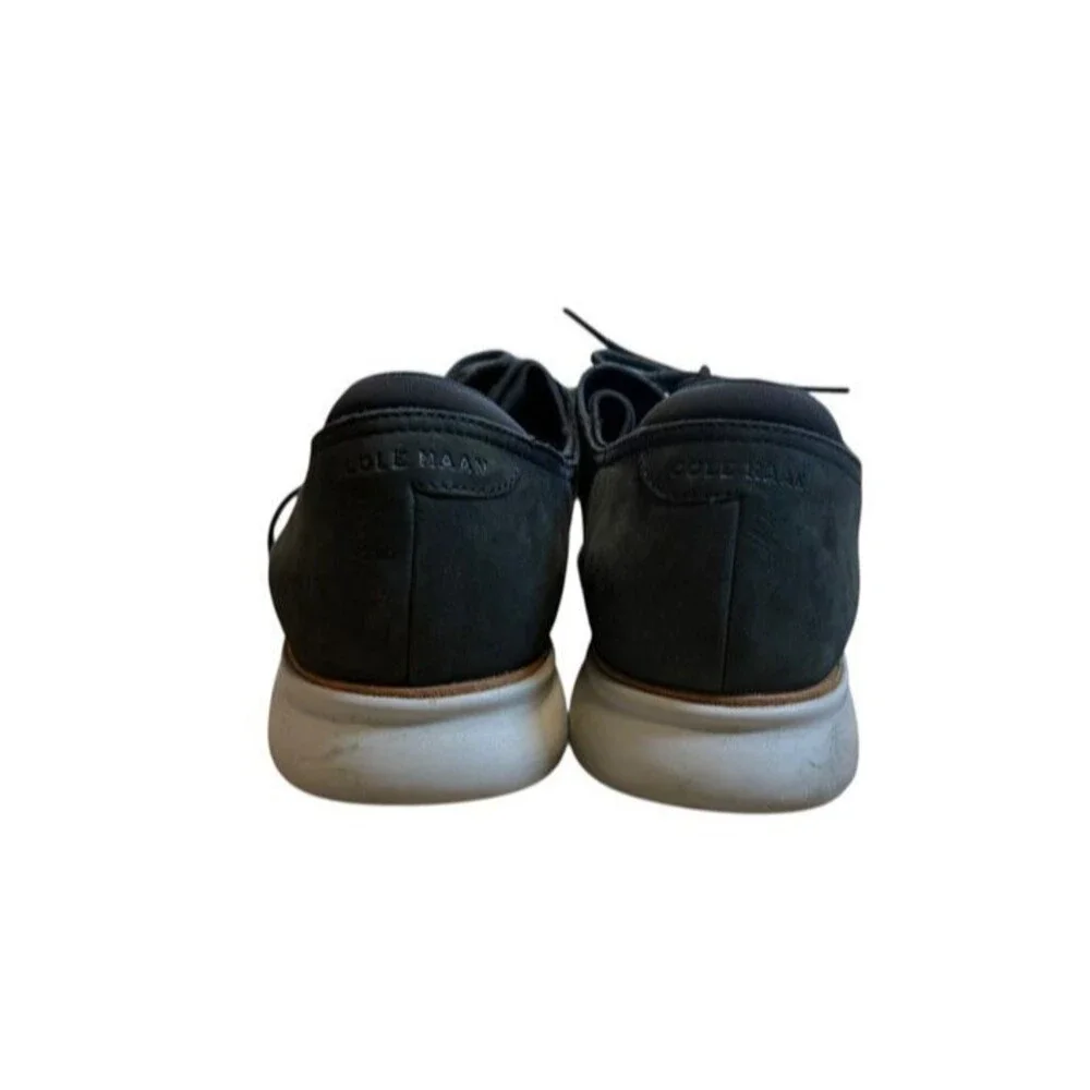 Cole Haan ZeroGrand Black Suede Men's Shoes Size 13 - Preppy - Oxford - Laser
